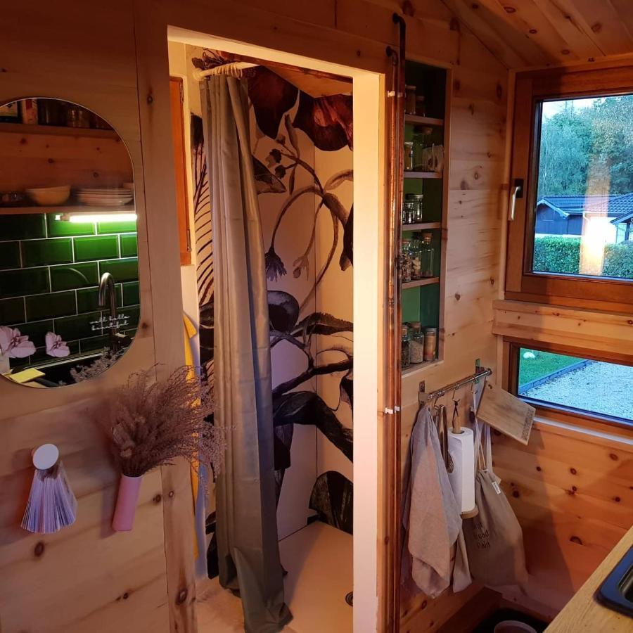 Zirbenholz Tiny House "Waldhauszeit" Am See Mucke ภายนอก รูปภาพ