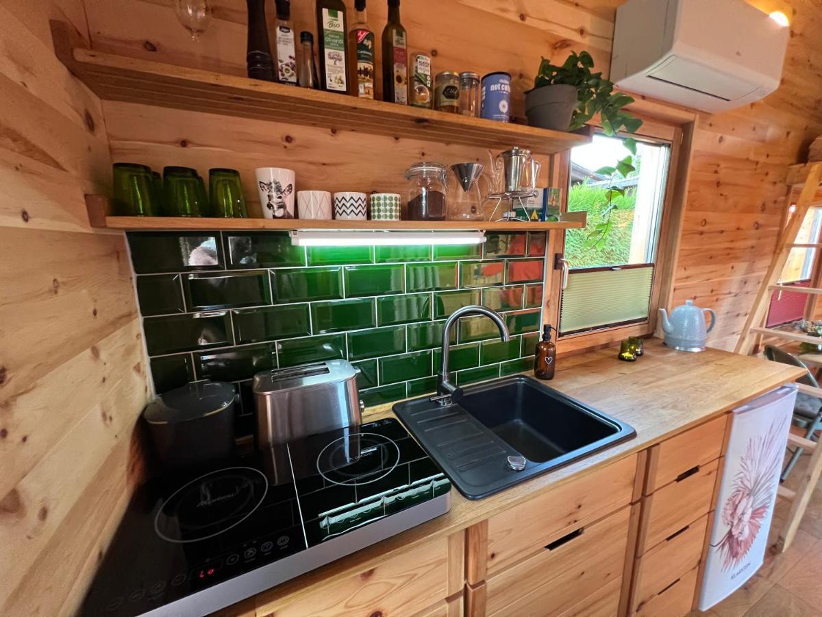 Zirbenholz Tiny House "Waldhauszeit" Am See Mucke ภายนอก รูปภาพ
