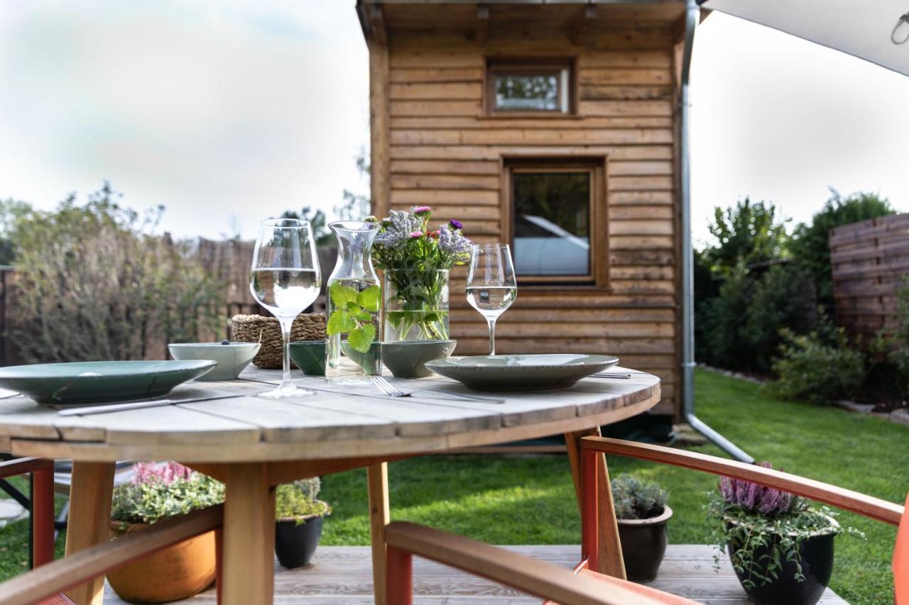 Zirbenholz Tiny House "Waldhauszeit" Am See Mucke ภายนอก รูปภาพ